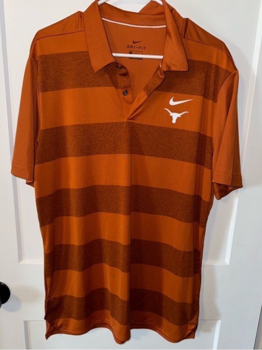 ⛱️🔥Nike - Burnt Orange Longhorns Golf Shirt - L